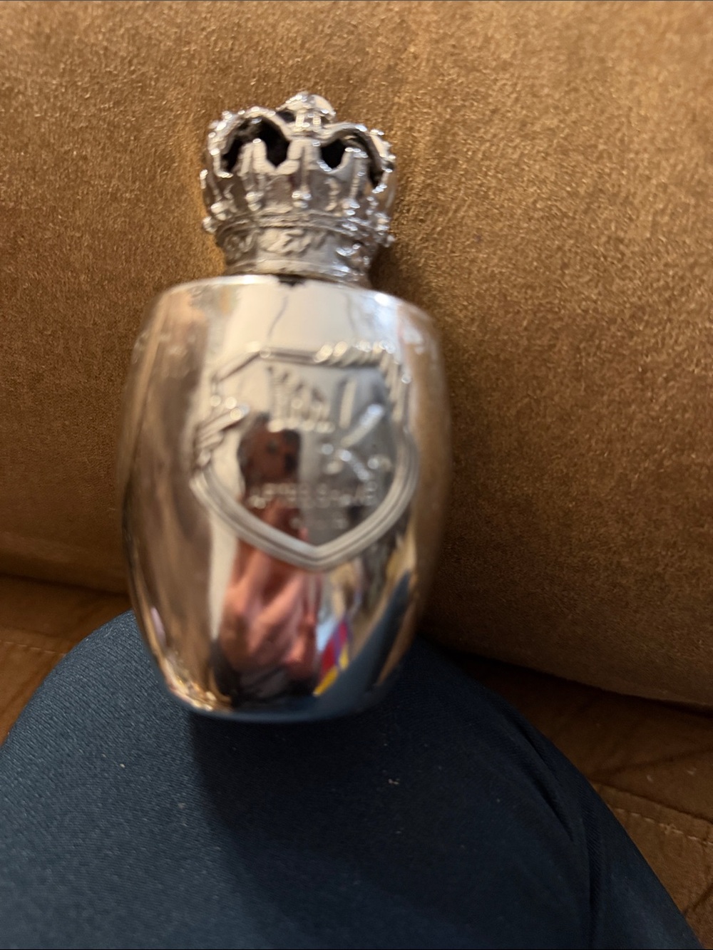 Mary Kay Silver Crown Shaving Bottle